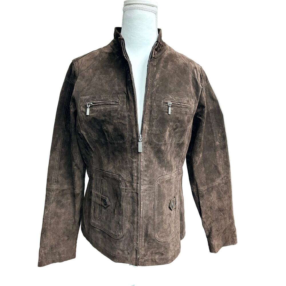 Rough Hewn suede leather jacket